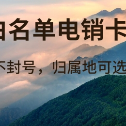 武漢不封號(hào)電銷卡